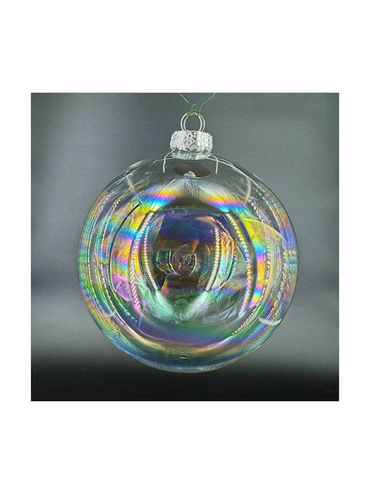 Hanging Ball Ornament Ornament Glass Transparent 10cm