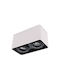 Elmark Doppel Spot mit Fassung GU10 in Schwarz Farbe