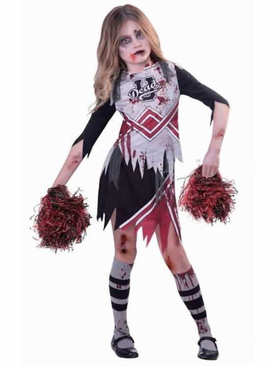 Kids Carnival Costume Zombie Cheerleader