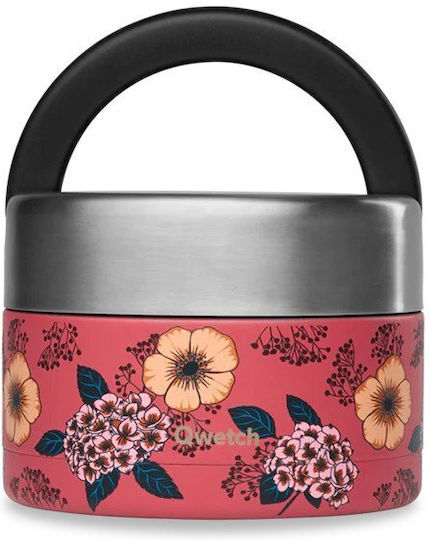 Qwetch Cutie De Prânz Inox Termos Portocalie Cu Compartimente 650ml