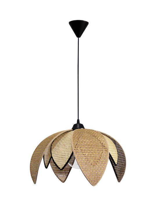 Heronia Pendant Light Brown 40x40cm