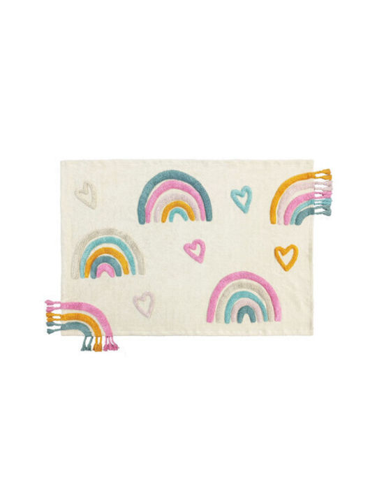 Baby Bliss Παιδικό Χαλί Βαμβακερό Εκρού 120x160cm Baby Bliss Παιδικό Χαλί Βαμβακερό Εκρού 120x160cm