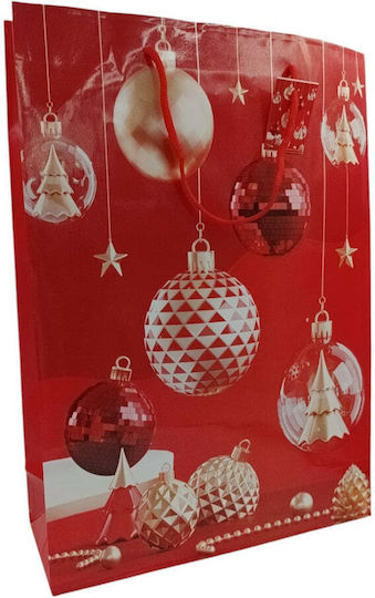 Paper Christmas Bag for Gift Red 41x11.2x30cm.