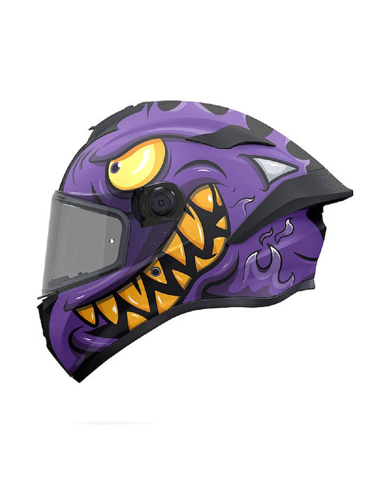 MT Targo S Angeldemon B8 Purple gloss Κράνος Μη...