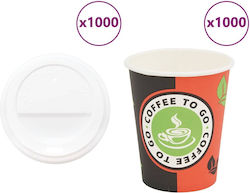 vidaXL Einweggeschirr 240ml 1000 Stück