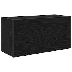 vidaXL Cabinet de baie L60xA25xÎ30cm Negru