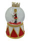 Christmas Snowball Illuminated with Nutcracker 9x14cm