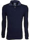 Long Sleeve Blouse Blue