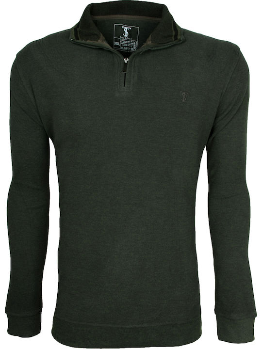 Langarmbluse Khaki