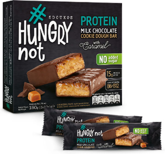 Hungry Not Protein Bars Μπάρα με 31% Πρωτεΐνη & Γεύση Cookie Dough Με Σοκολάτα Γάλακτος 45gr