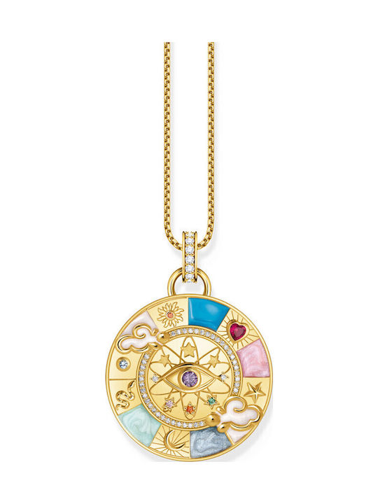 Thomas Sabo Колие Амулет Позлатено