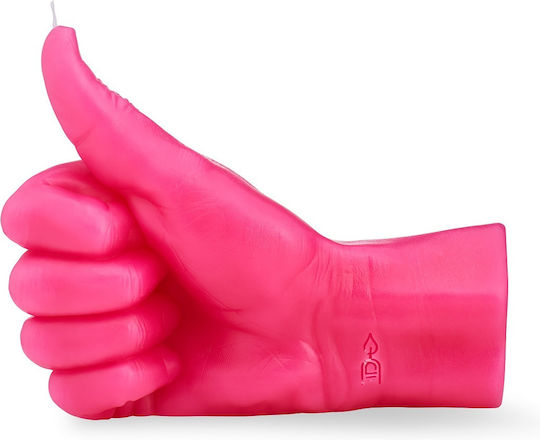 Lumânare Gest Thumbs Up Roz 380g Candlehand