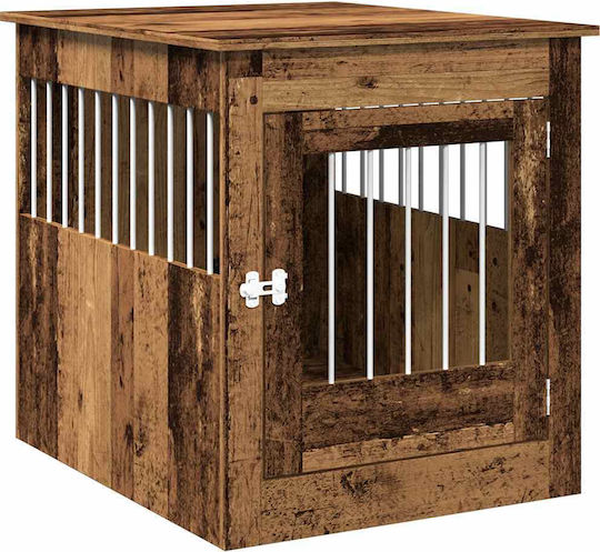 vidaXL Dog House Outdoor Brown 64.5x80x71cm