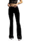 Women's Fabric Trousers Black
