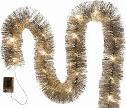 Jumi Weihnachtsgirlande Beleuchtete Silber
