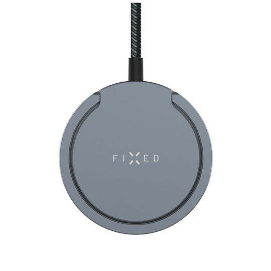 Fixed Φορτιστής Magsafe 15W Γκρι (MagPad)