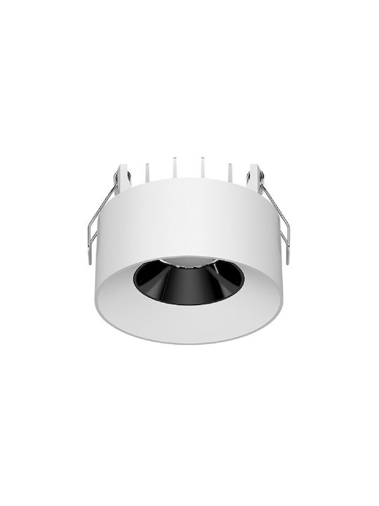 Sun Light Металик Вграден Спот с Патрон Вграден LED Бял 6.5x6.5см. 1бр