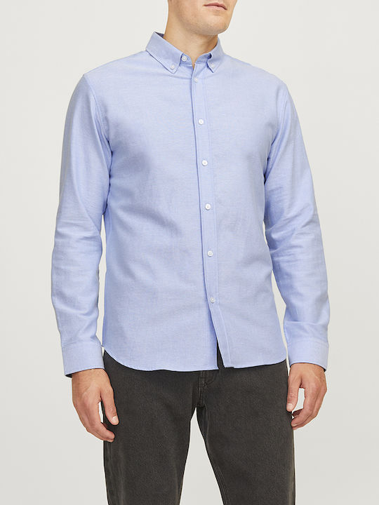 Μακρυμάνικo Βαμβακερό Πουκάμισο Cashmere Blue Light Blue