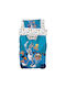 Beauty Home Set Kids Sheets Cotton Looney Tunes Blue 165x250cm 3 Pieces