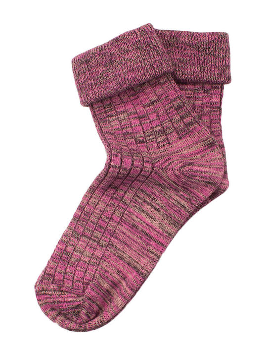 Livoni Women's Socks Fuchsia