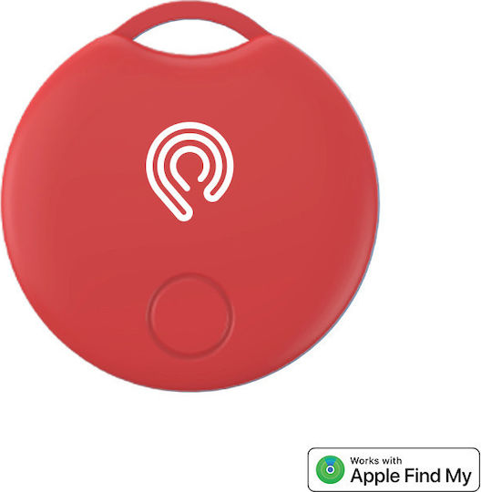 Hyperloq NeoTag Classic Apple Find My Κόκκινο