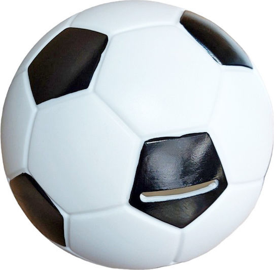 Piggy Bank Soccer Ball Abs 14cm White-black Oem