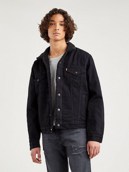 Levi's Type Sherpa Trucker Jacket Black 163650100