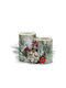 ArteLibre Christmas Candlestick 16x12cm