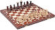 Set de Șah Handmade Elaborat 55x55cm Handmade Tabla de șah Lemn 55x55cm