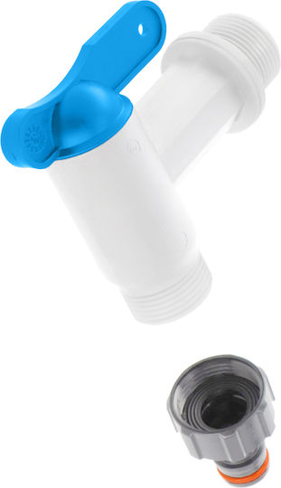 Conector robinet Kadax 3/4” pentru furtun, rezervor de apă de ploaie