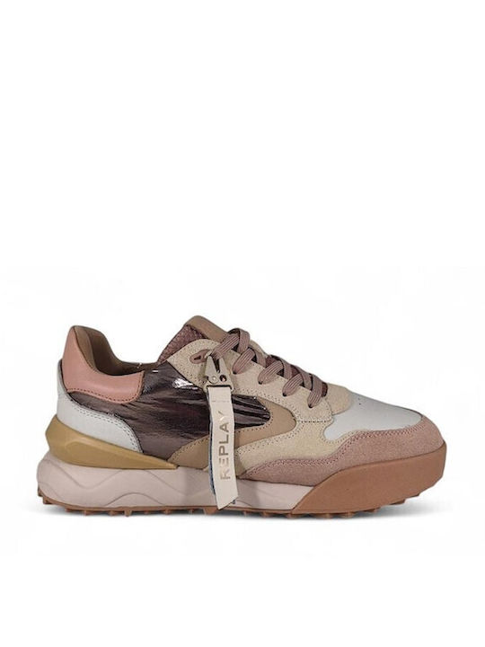 Γυναικεία Sneakers Beige Nude