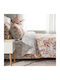 Vesta Home Aspa Bed Sheet Set for Single Bed Flannel 170x270cm Gray 3 Pieces