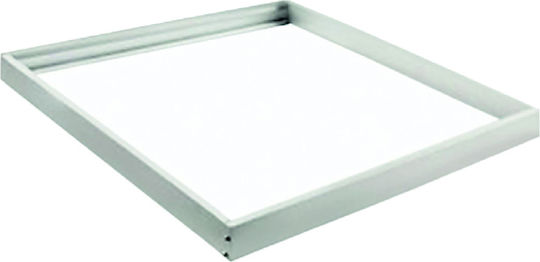 Just LED Tragrahmen für Leuchten aus Aluminium Weiß 2655
