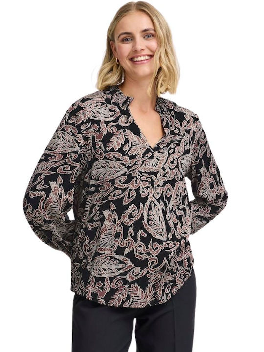 Fransa Women's Blouse Black