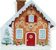 ArteLibre Weihnachtsservietten Little House L33xB33cm.