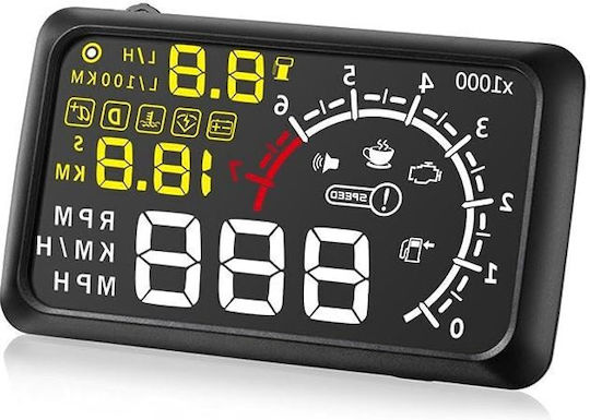 Car Dashboard OBD2 and Speedometer Digital Instrument