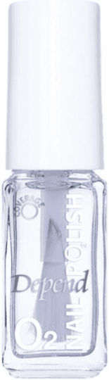 Depend Cosmetics Minilack Oxygen Glossy Nagellack Transparent A031