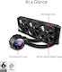 Asus ROG Strix LC II 360 Υδρόψυξη AIO CPU με 3 Ανεμιστήρες 120mm