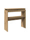 Wooden Console Table Αρτισιανή Δρυς L80xW30xH80cm