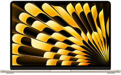 Apple MacBook Air 13" (2024) 13.6" Retina Display (M3-8-Kern/16GB/256GB SSD/8-Kern-GPU) mit Ladegerät 30W Starlight (UK Tastatursprache)