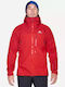 Winter Jacket Hardshell Waterproof and Windproof Red