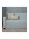 Cotone Solo Ριχτάρι Πολυθρόνας Chenille 170x170εκ. Aqua 487170