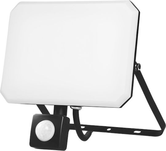 Elvhx Waterproof LED Flood Light 20W Natural White 4000K with Motion Sensor IP65