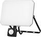Elvhx Waterproof LED Flood Light 20W Cold White 6500K with Motion Sensor IP65