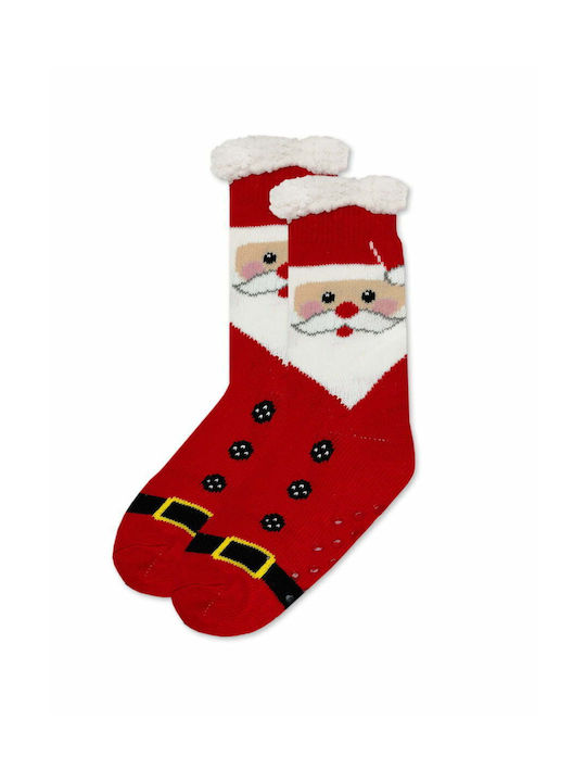 YTLI Christmas Socks Red