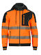 Stenso Revolt HV 4stretch Work Jacket Reflective with Detachable Hood Orange