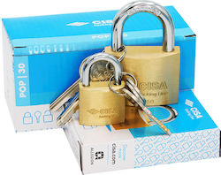Cisa Λουκέτο με Κλειδί 40mm