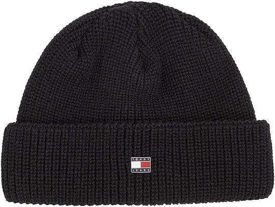 Heritage Beanie Unisex Căciulă Tricotat în culoarea Negru
