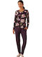 Promise Winter Women's Pyjama Set Purple
