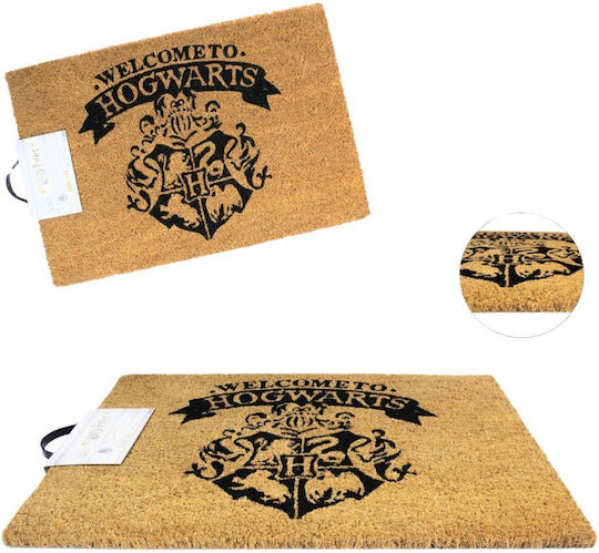 Pyramid International Covor de Intrare din Cocos cu Suport Antiderapant Harry Potter Hogwarts 60x40buc